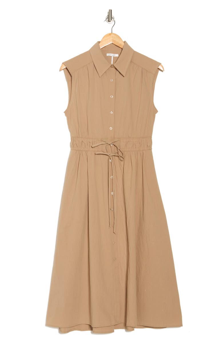 STITCHDROP Block Island Sleeveless Cotton Shirtdress, Alternate, color,