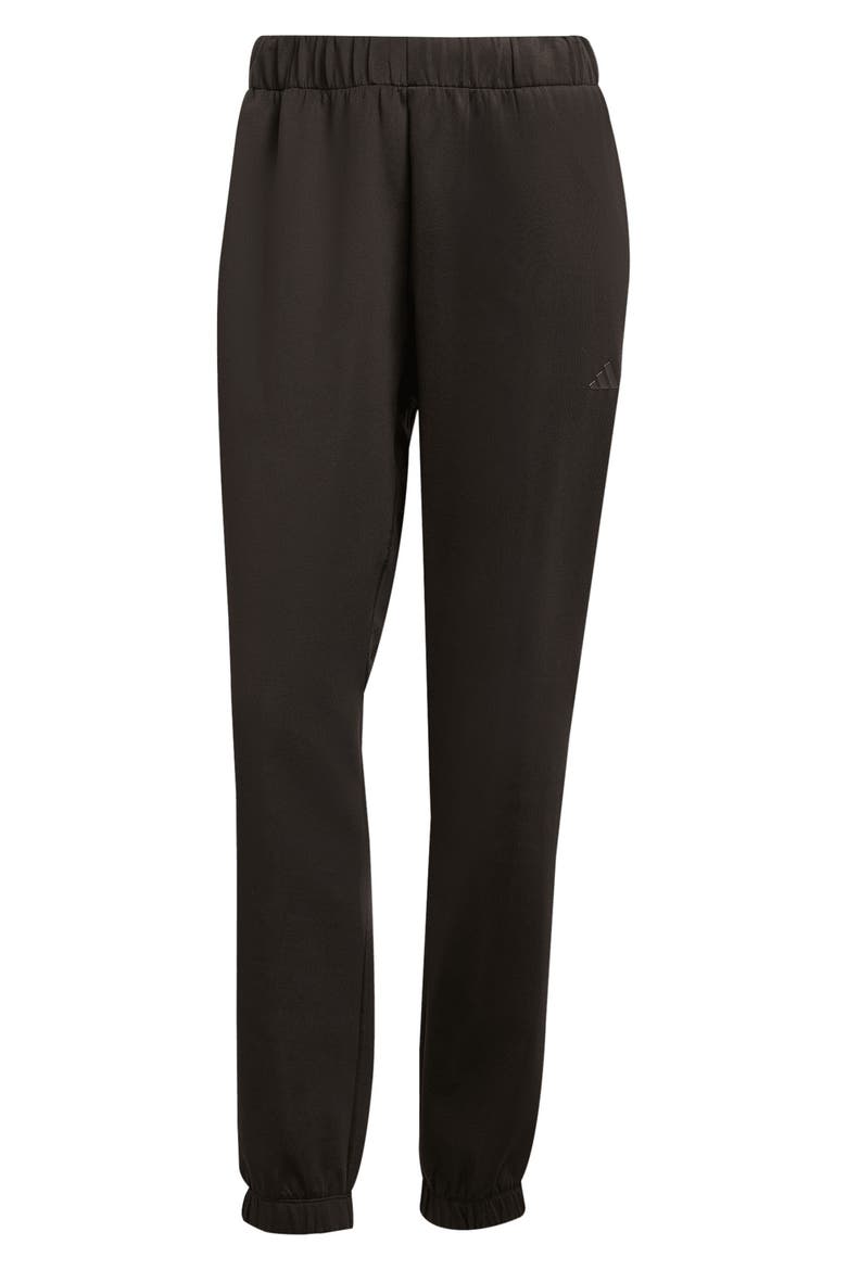 Yoga Essentials Cuffed Training Pants, Alternate, color, BLACK