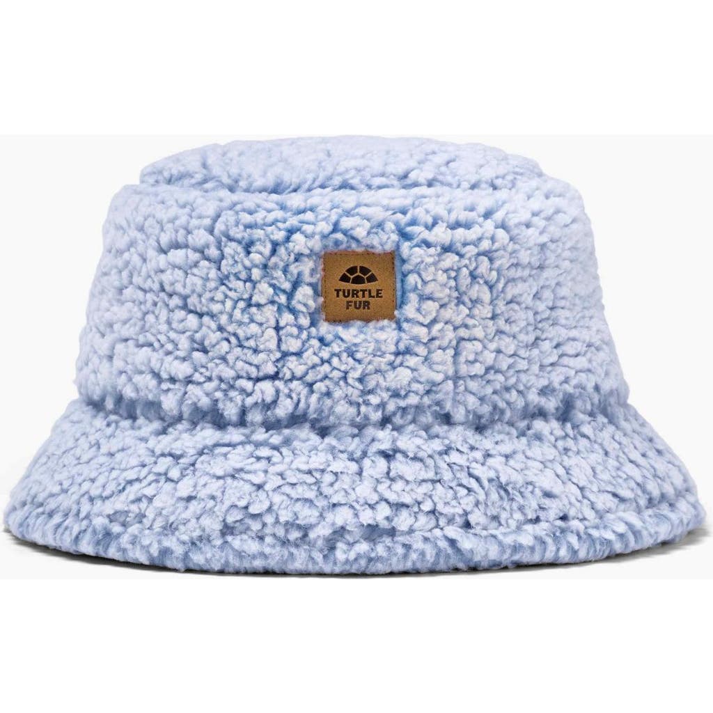 Turtle Fur Stomp Fleece Bucket Hat In Blue