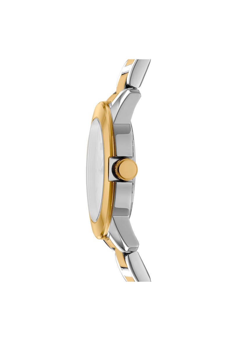 Everyday Mother-of-Pearl Bracelet Watch, 32mm, Alternate, color, TWO TONE SILVER GOLD