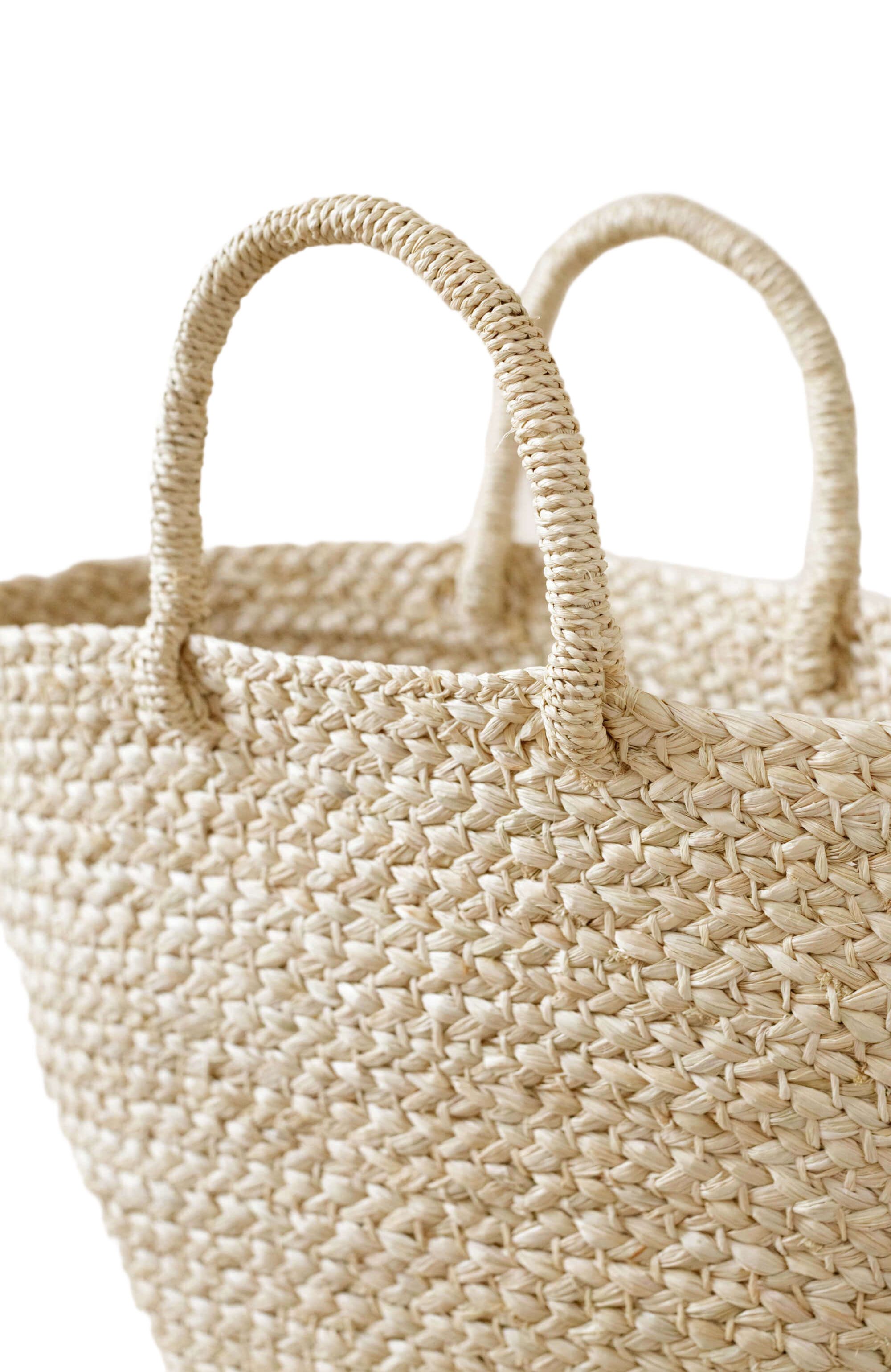 indego africa Braided Raffia Day Bag Natural, Alternate, color, Natural