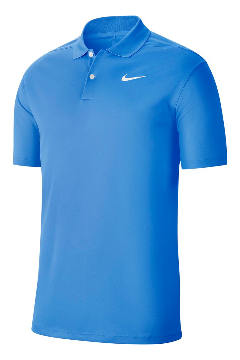 Dri-Fit Victory Polo Shirt, Alternate, color, UNIVERSITY BLUE/ WHITE