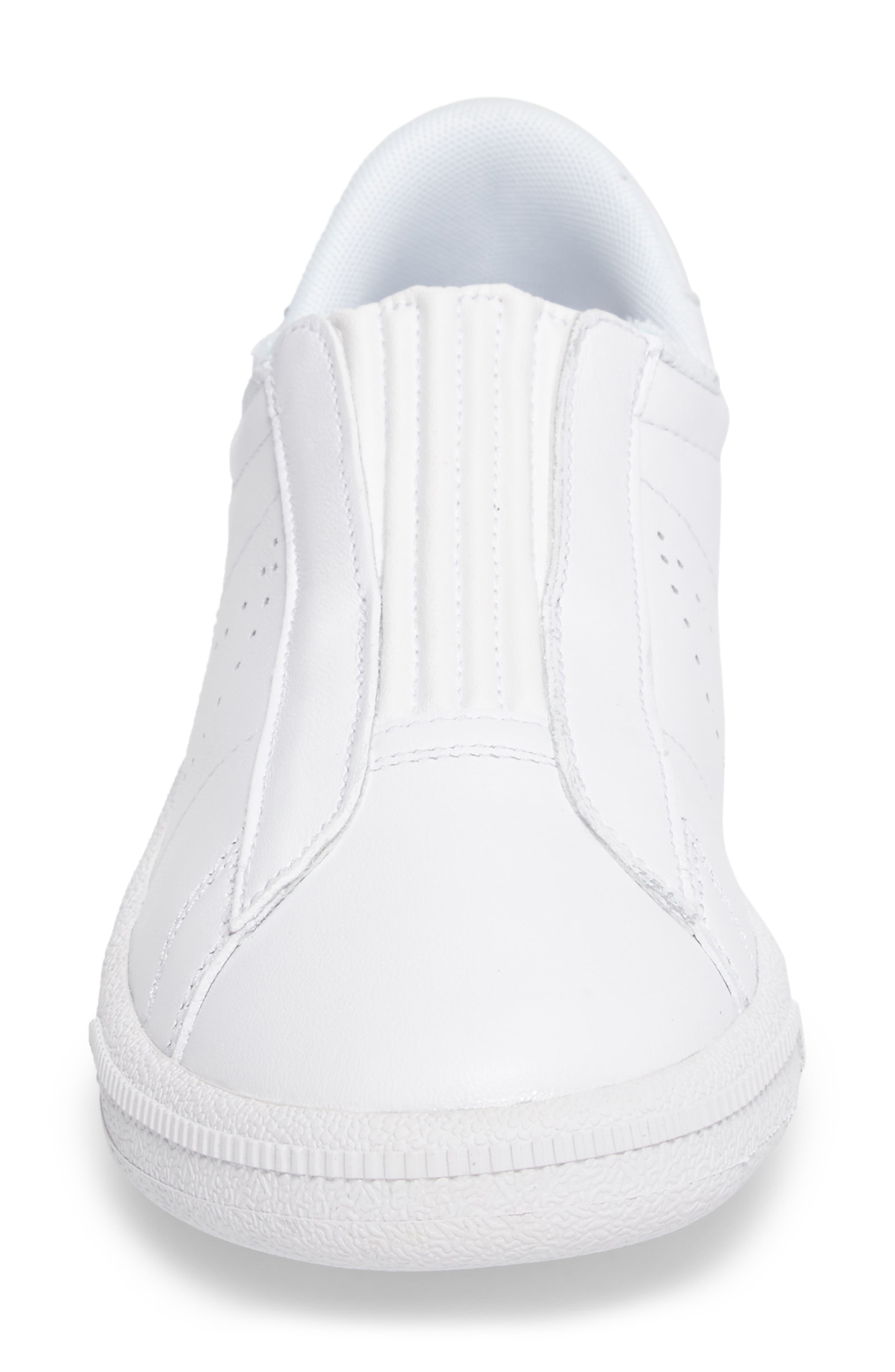 Classic EZ Slip-On Tennis Shoe, Alternate, color, WHITE/ WHITE/ BLACK