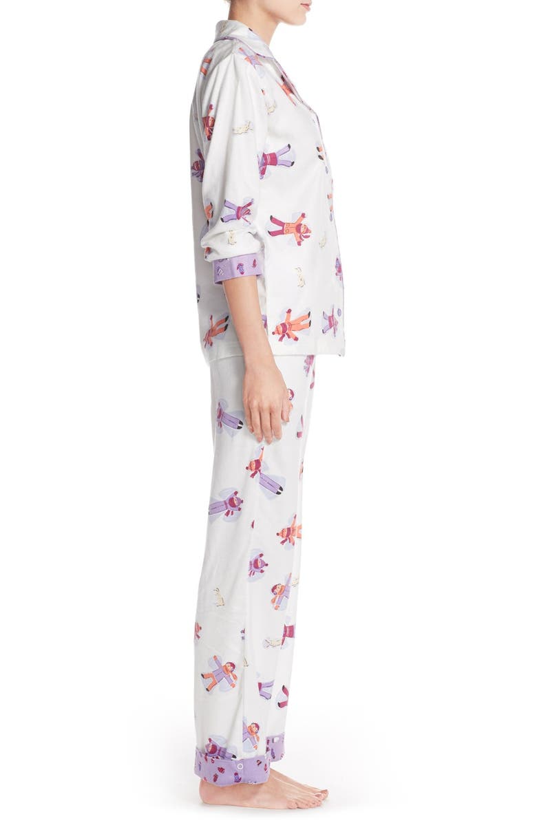 Munki Munki Flannel Pajamas, Alternate, color, 