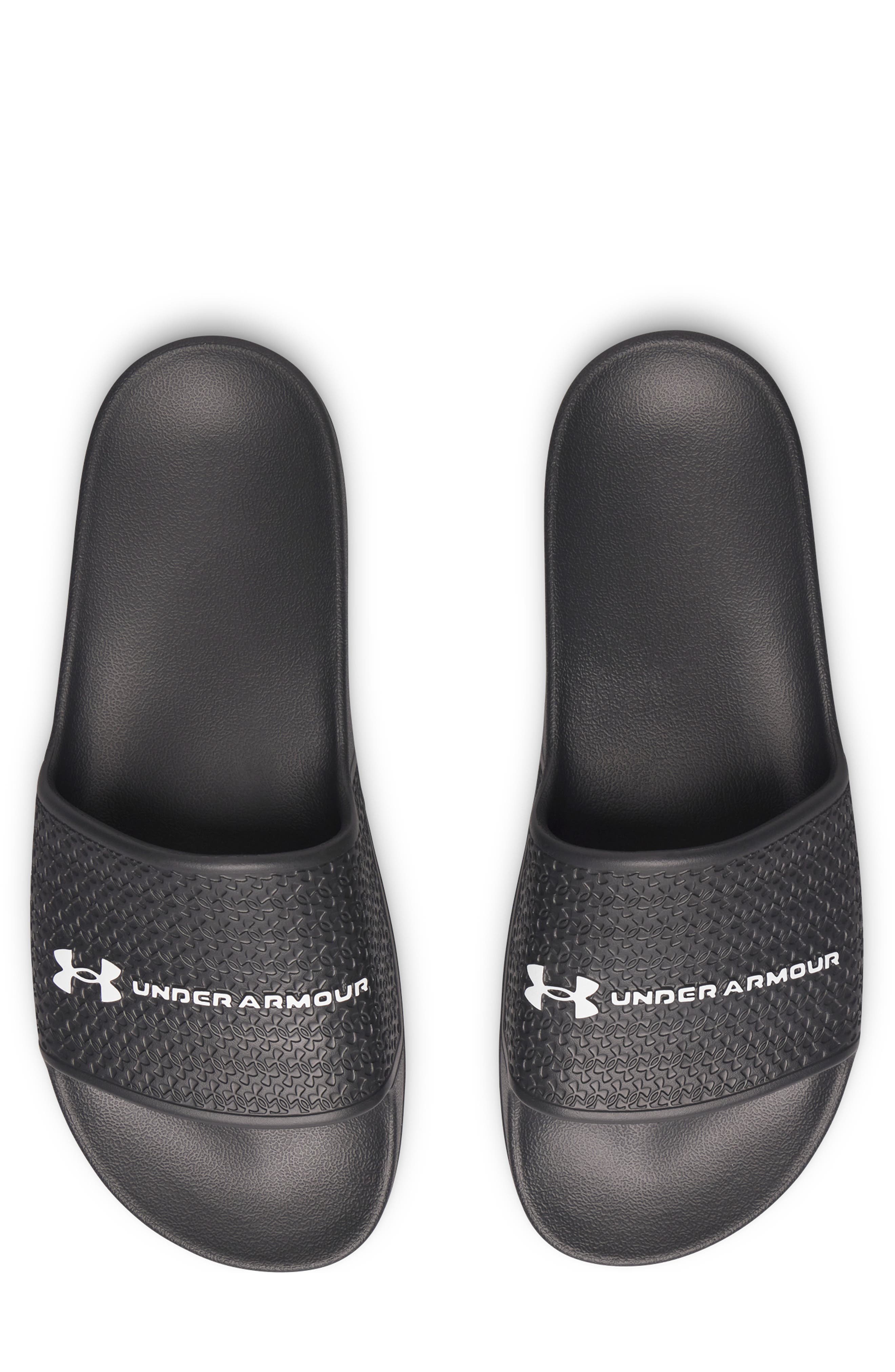 Under Armour Lite Slide Sandal, Alternate, color, Black