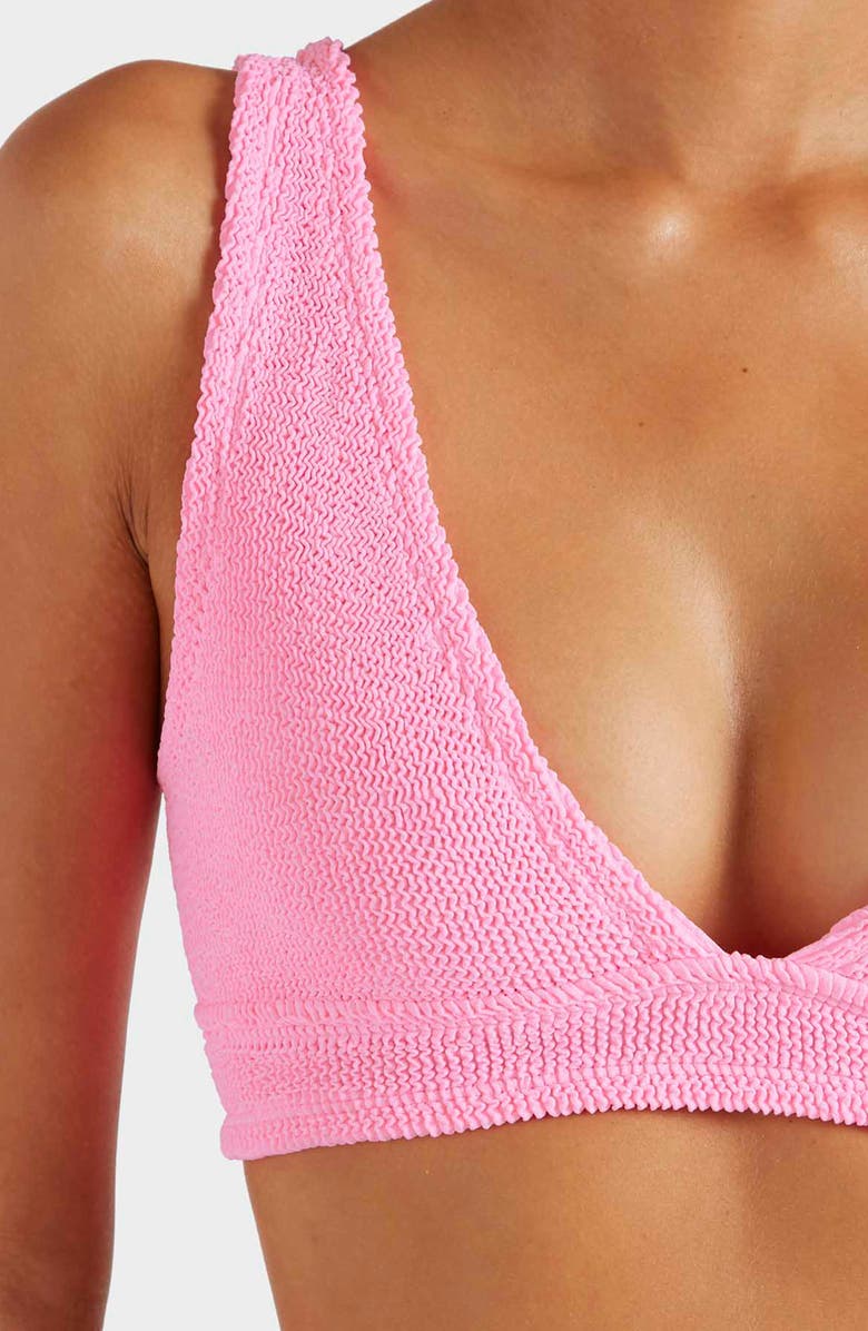 Hunza G Angel Two-Piece Bikini Swimsuit, Alternate, color, Bubblegum