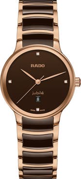 RADO Centrix Diamond Bracelet Watch, 30.5mm