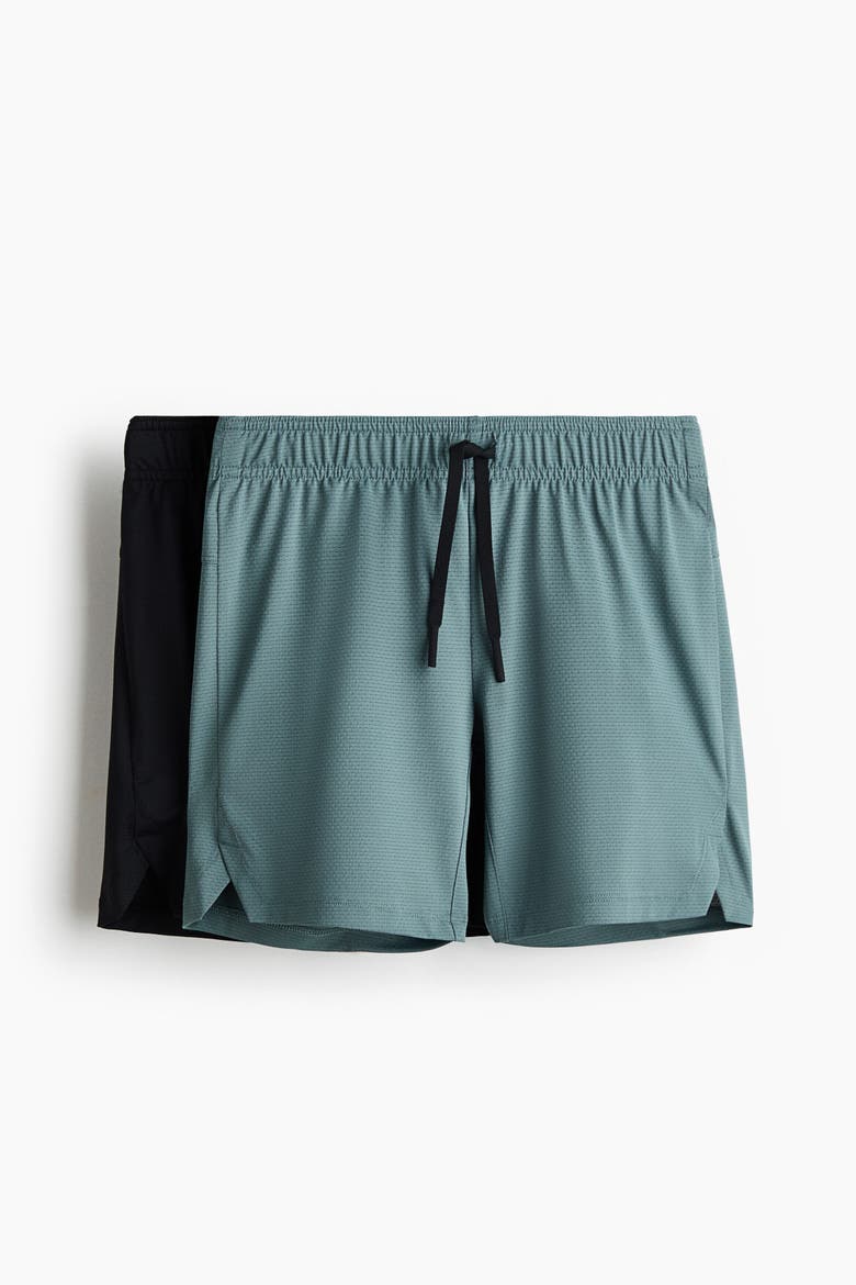 2-Pack Sports Shorts With Drymove, Alternate, color, Teal/black