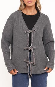 Petal & Pup Hammond Tie Front Cardigan