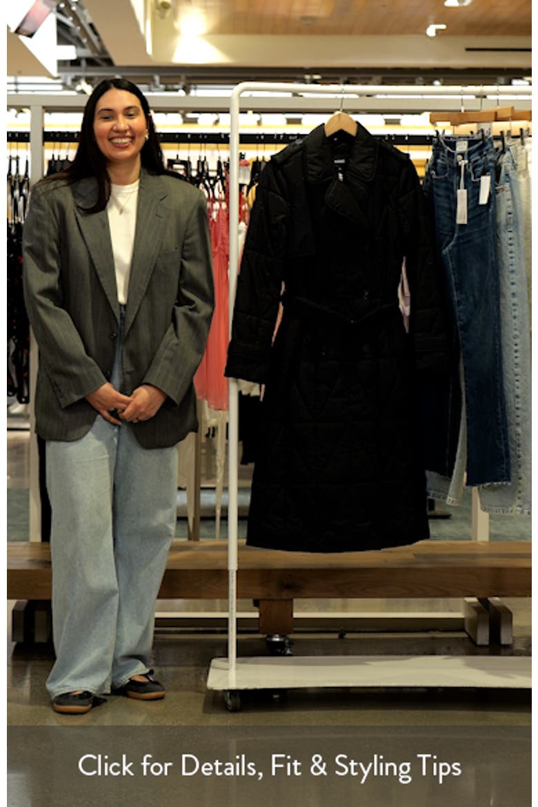 Mavis Quilted Trench Coat video
