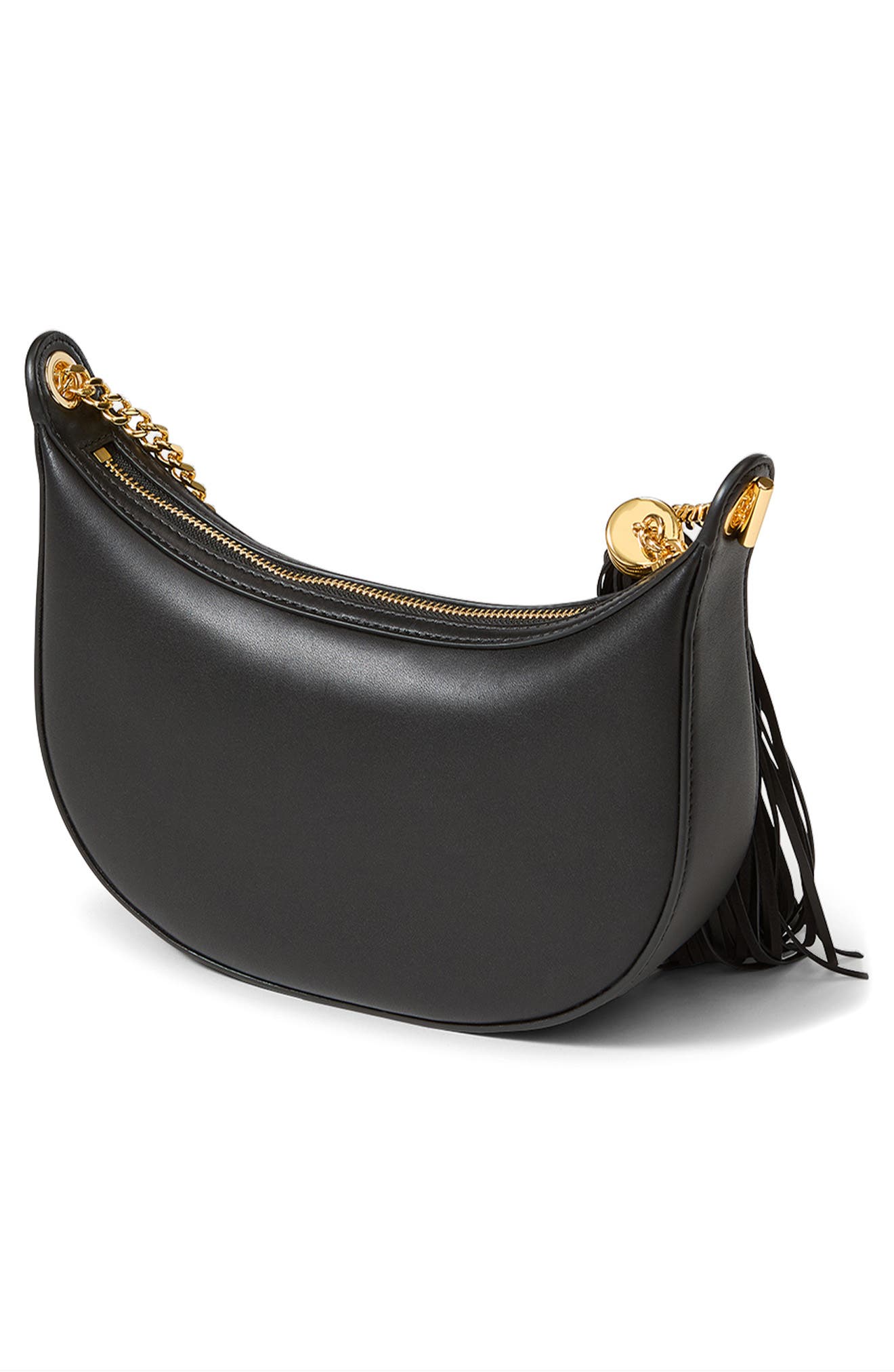 Veronica Beard Small Fortune Leather Shoulder Bag, Alternate, color, 