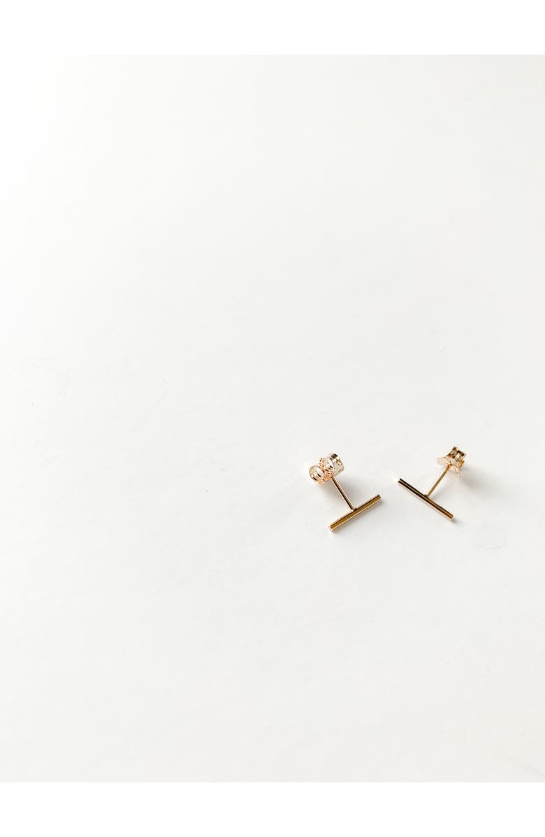 Sheena Marshall Jewelry Bowery Bar Studs, Alternate, color, 14K Gold Fill