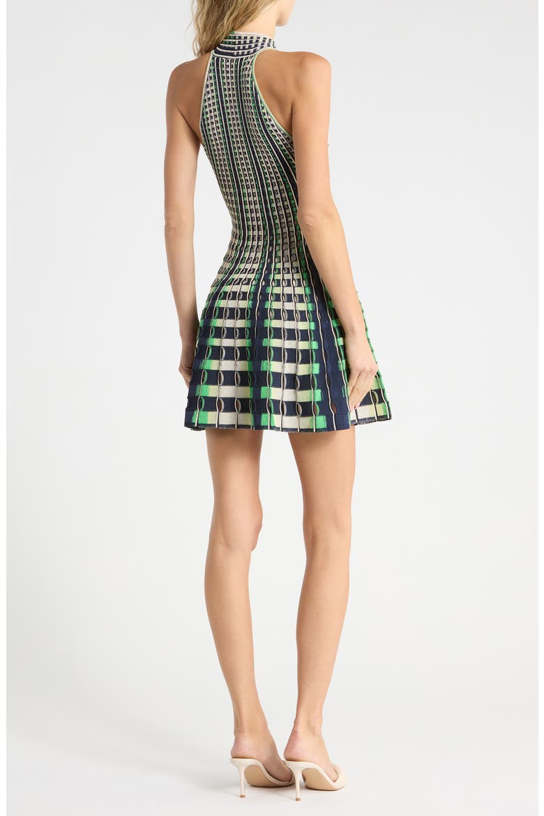 Jenna Halter Dress, Alternate, color, MIDNIGHT MULTI