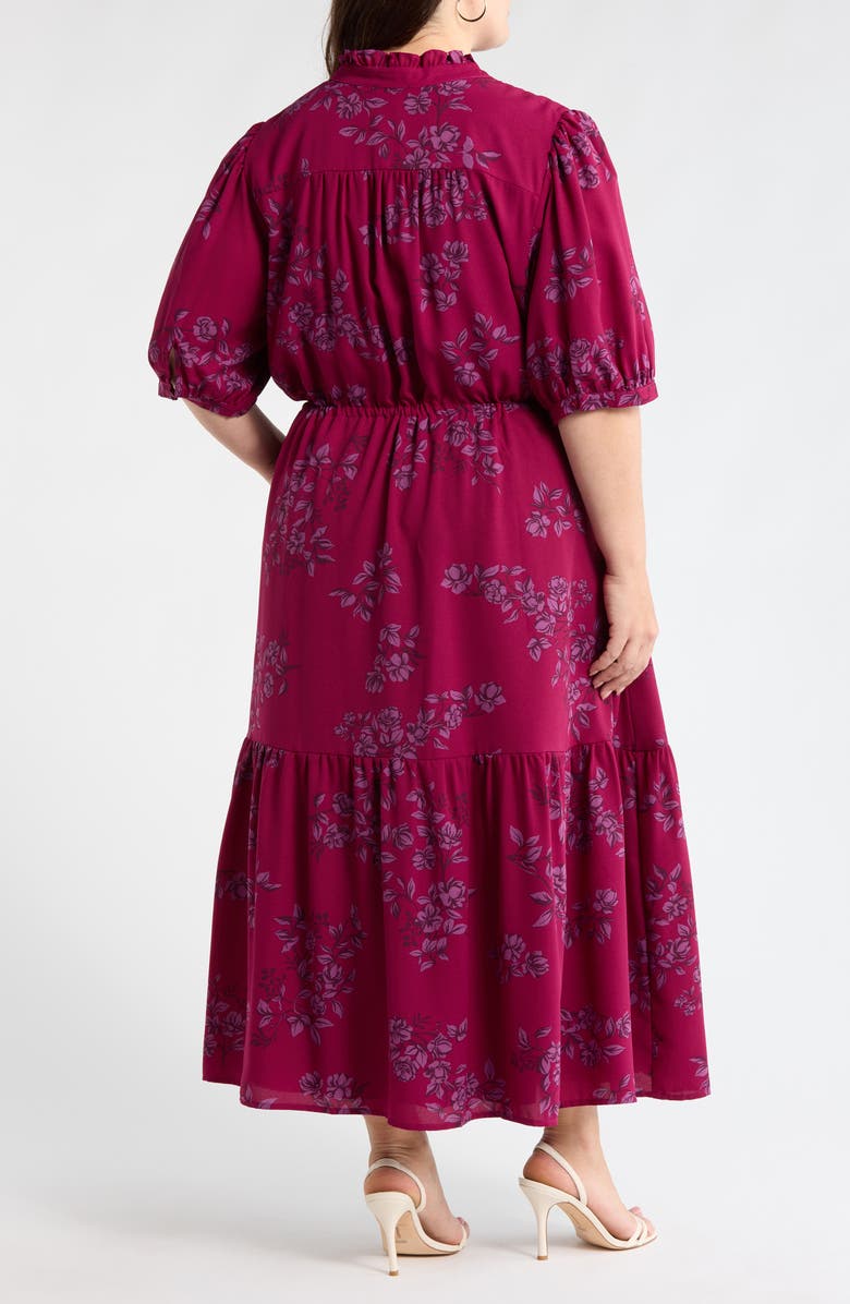 SUGARLIPS Zurum Floral Print Pintuck Pleat Dress, Alternate, color,