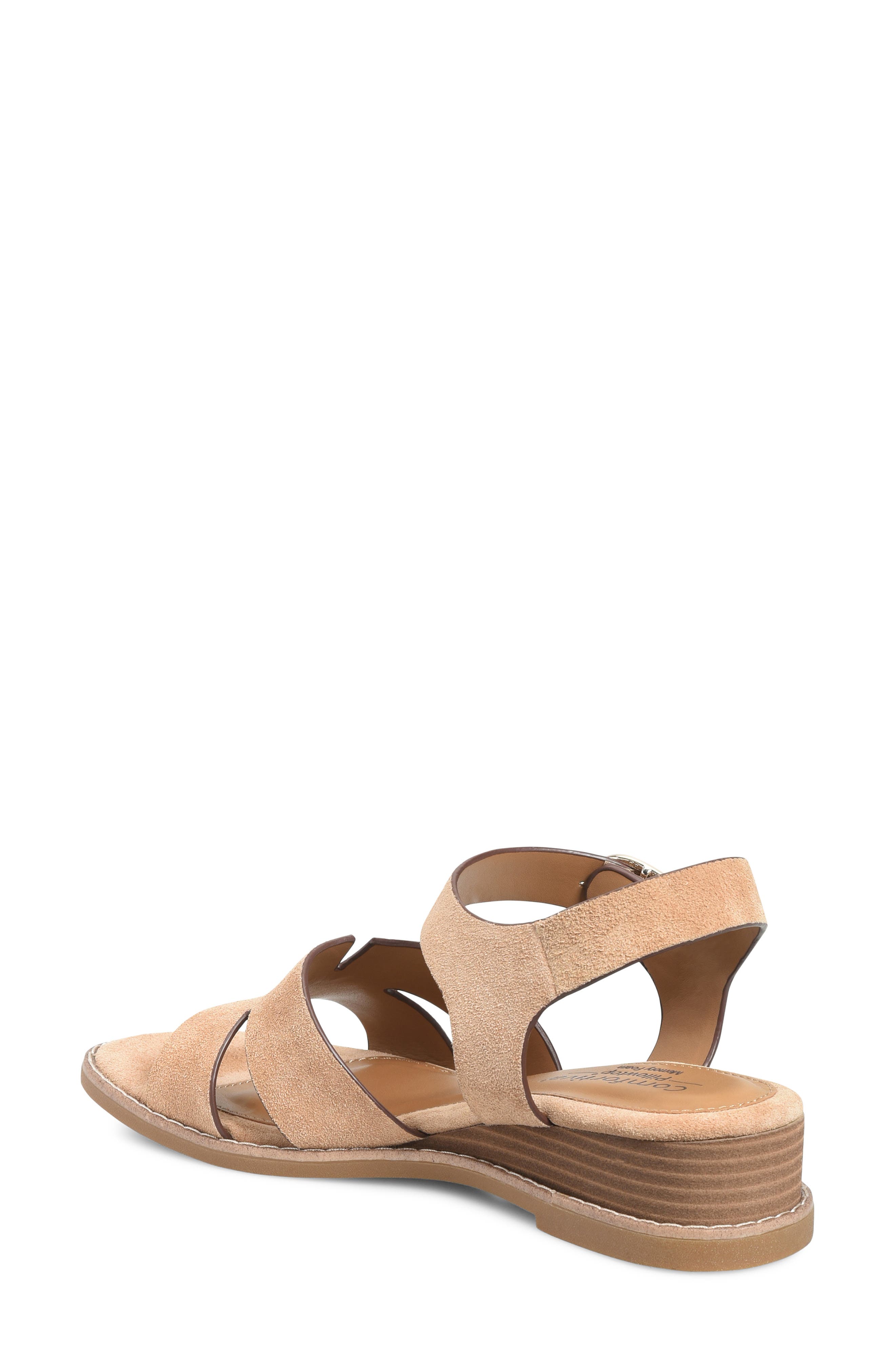 Maira Slingback Wedge Sandal, Alternate, color, DESERT