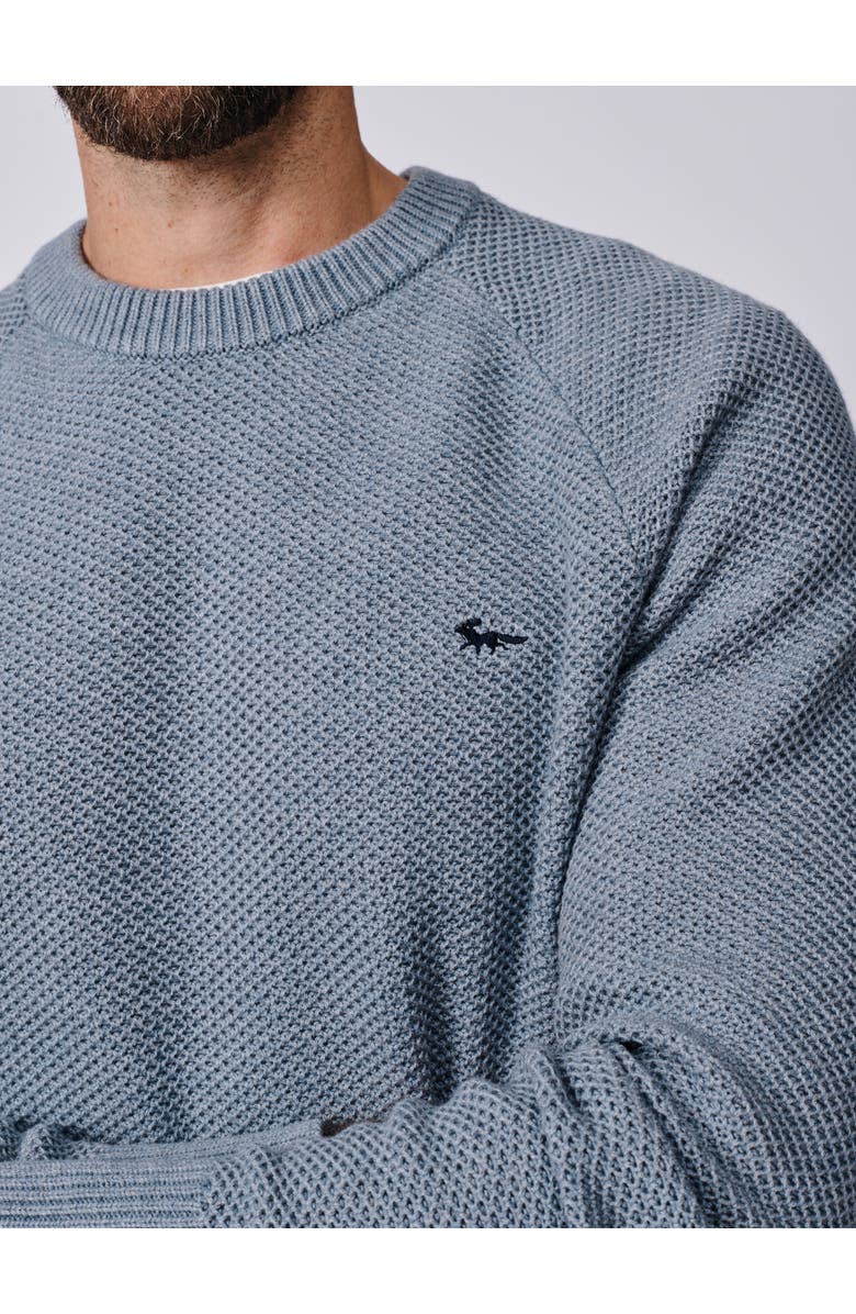 Aubin Norton Textured Crew Neck Jumper, Alternate, color, Pale Blue