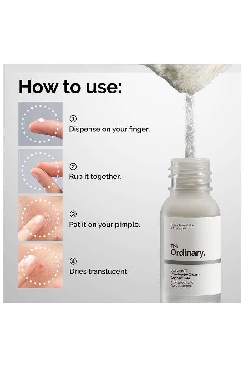 Sulfur 10% Powder-to-Cream Concentrate, Alternate, color, NO COLOR
