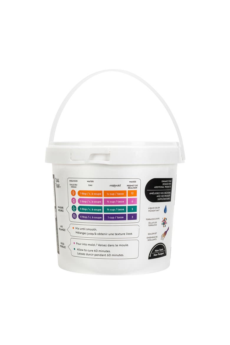 Mix2Mold Ceramic Resin White Powder, Alternate, color, Multicolored