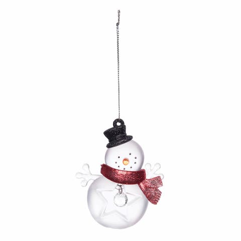 Acrylic Snowman Christmas Tree Ornament