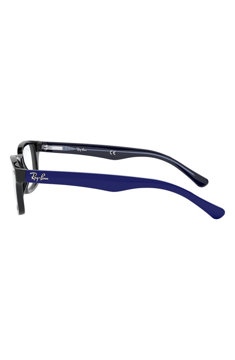 Ray-Ban Kids' 48mm Rectangular Optical Glasses, Alternate, color,