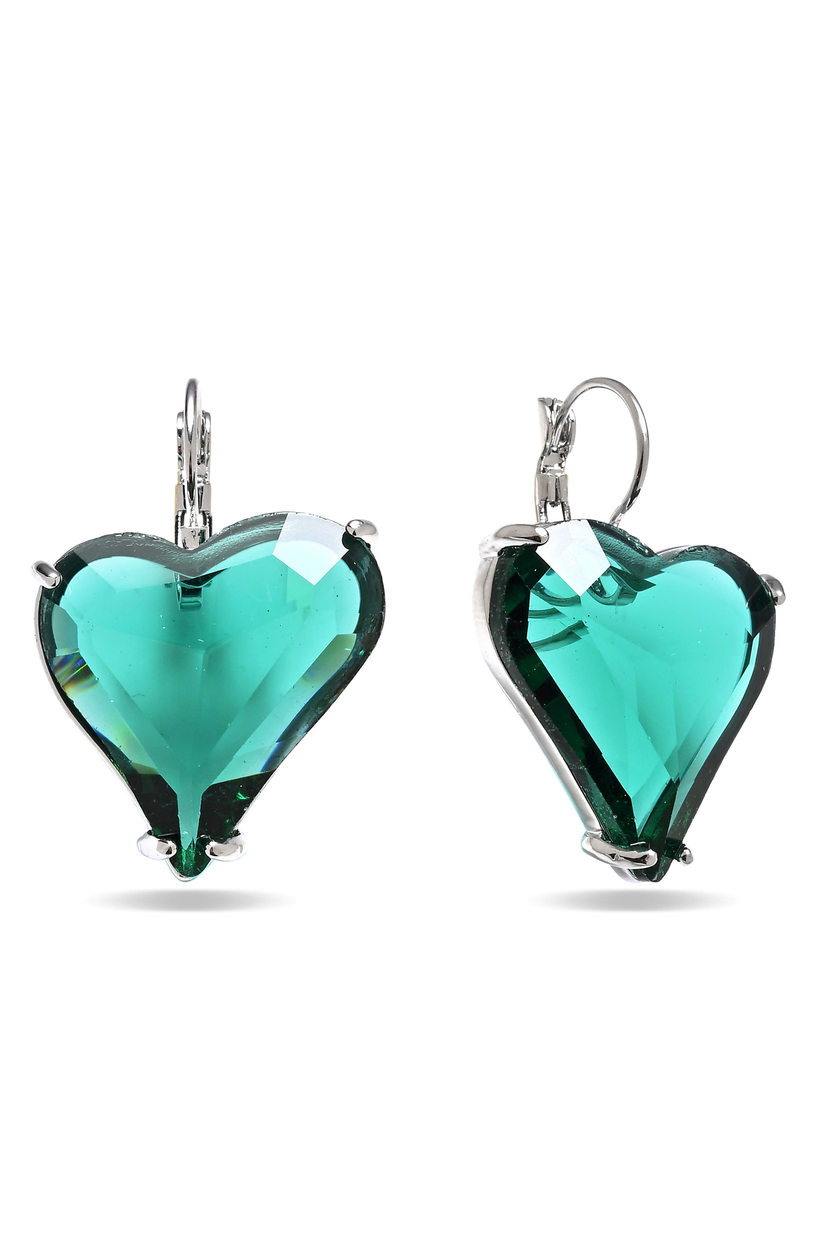 Noor Heart Drop Earrings