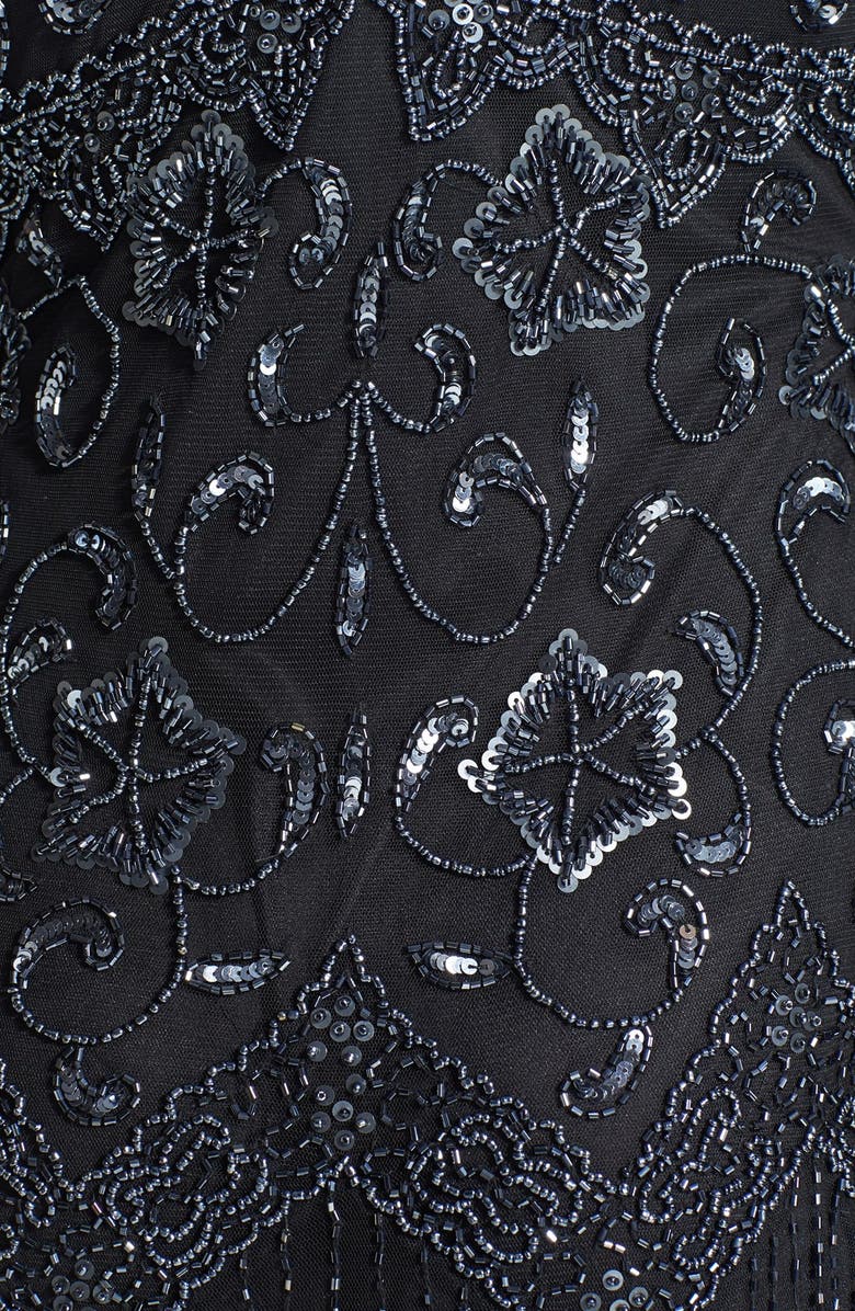 Pisarro Nights Beaded Mesh Dress, Alternate, color, 