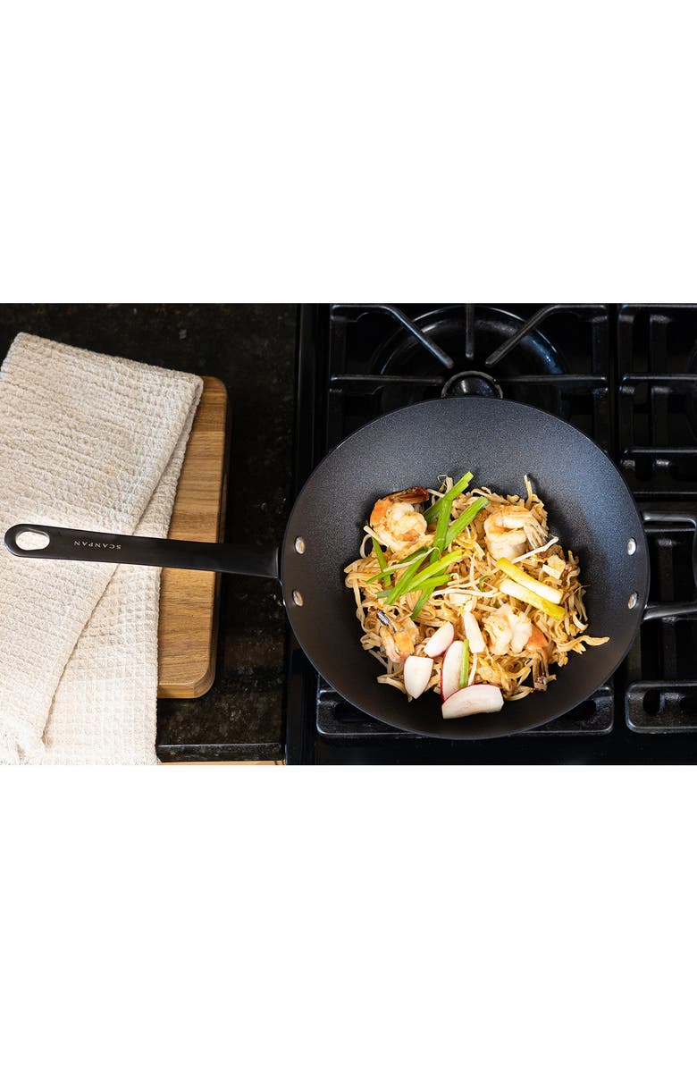Scanpan 12-Inch Wok, Alternate, color, Black