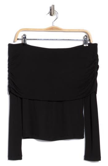 Elodie Off The Shoulder Top In Black