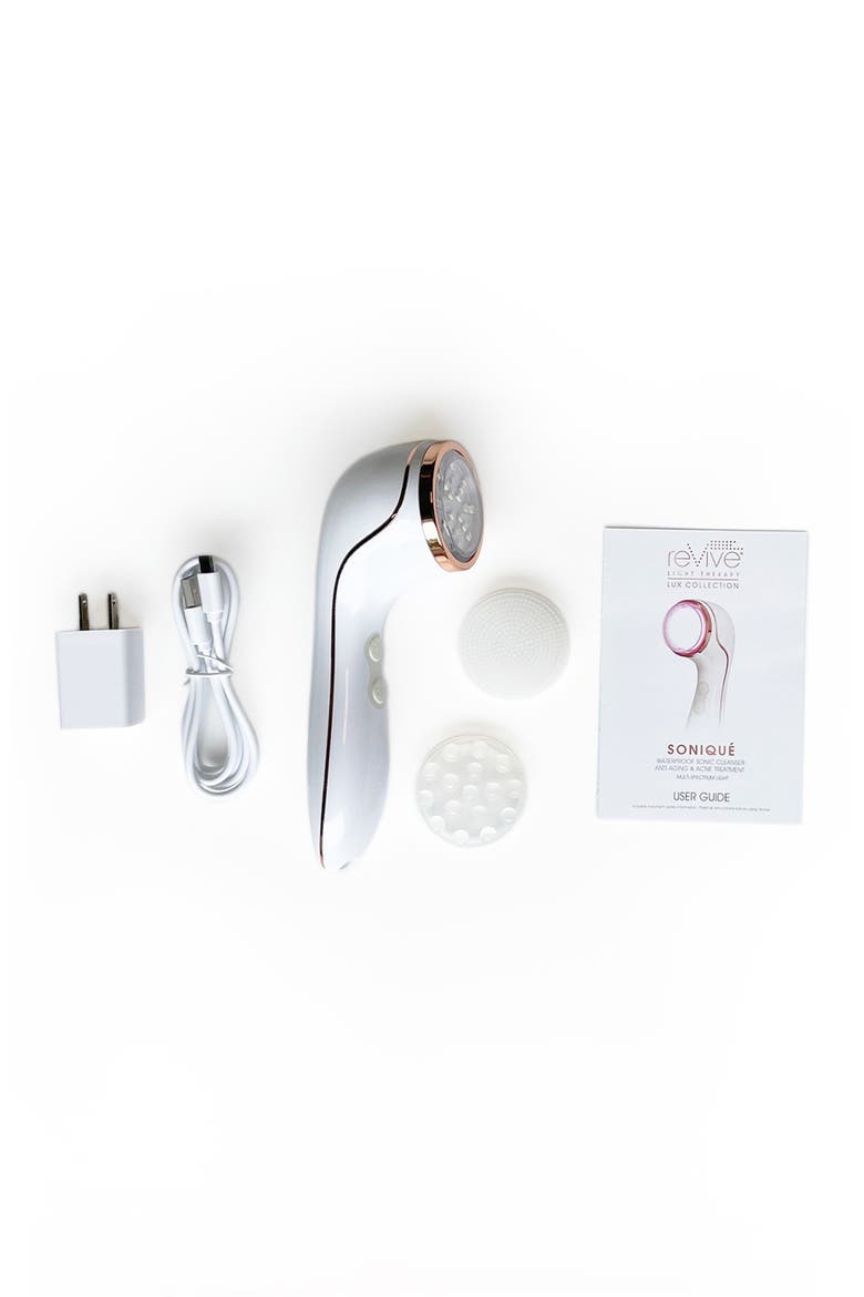 Lux Sonique LED Sonic Cleansing Device, Alternate, color, WHITE