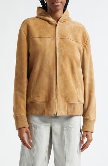 Givenchy hotsell Goat Suede Jacket in Brown Open Front Size 16W