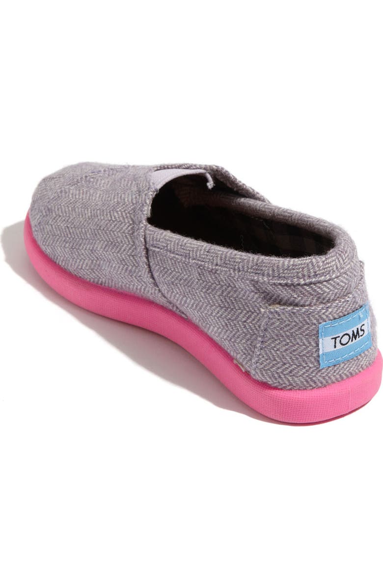 TOMS 'Classic Tiny - Herringbone' Slip-On, Alternate, color,