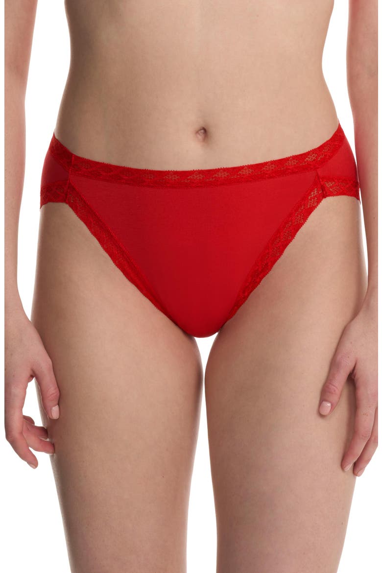 Bliss Cotton French Cut Brief 3-Pack, Alternate, color, Neon Coral/Greystone/Paprika