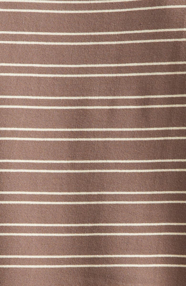STOCKHOLM SURFBOARD CLUB Benny Stripe Long Sleeve Organic Cotton T-Shirt, Alternate, color, Brown Stripe
