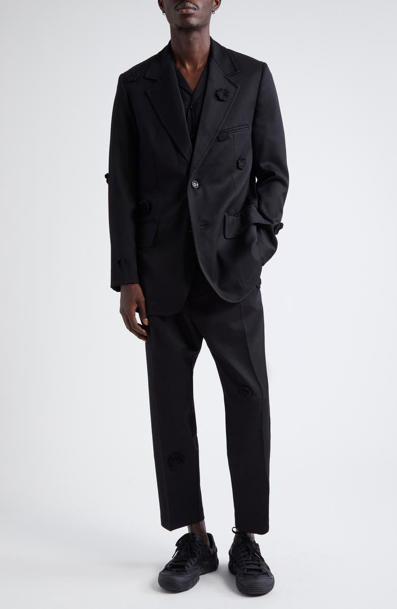 SONG FOR THE MUTE Daisy Oversize Wool Blazer, Alternate, color, 