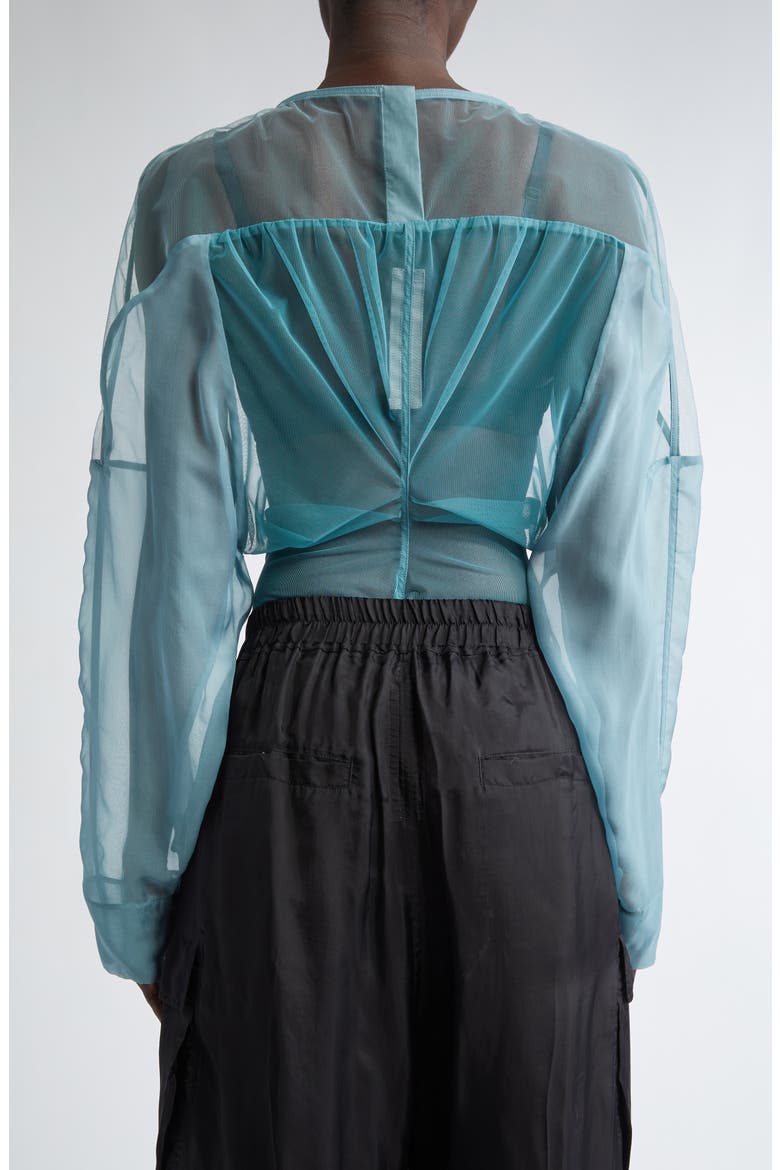 Collage Paneled Long Sleeve Top, Alternate, color, MOUTHWASH