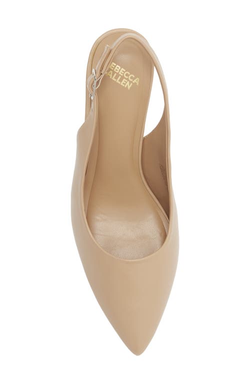 Rebecca Allen Arrow Slingback Pump In Neutral