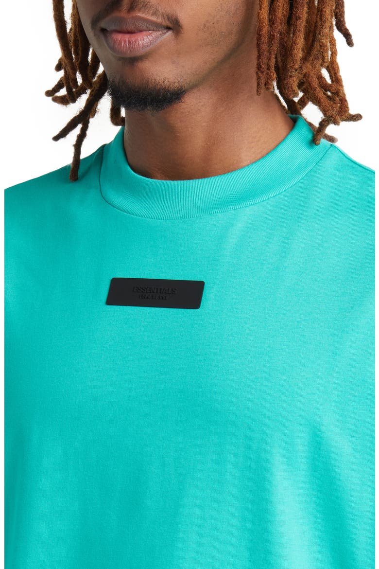 Logo Cotton T-Shirt, Alternate, color, MINT LEAF