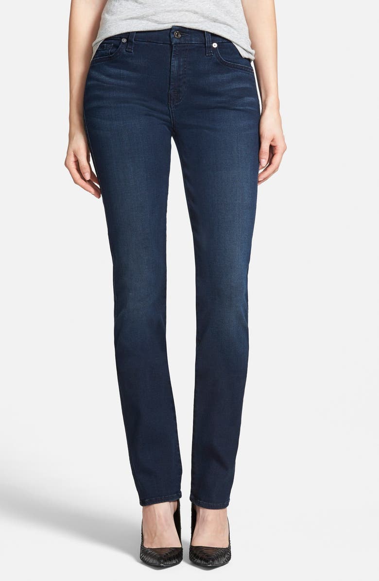 7 For All Mankind <sup>®</sup> Slim Illusion Kimmie Straight Leg Jeans, Main, color, 