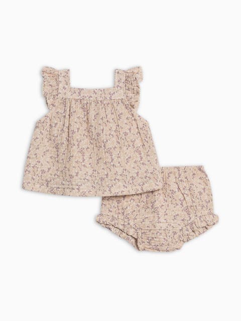 Organic Colette Muslin Tank and Bloomer Set (Baby)