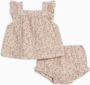 KENDI by Colored Organics Organic Colette Muslin Tank and Bloomer Set