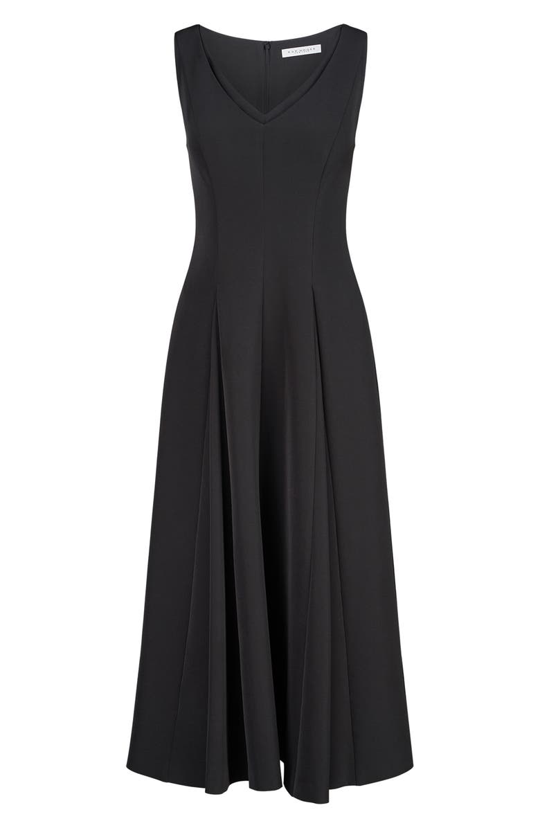 Kay Unger Wanda Sleeveless V-Neck Fit & Flare Midi Dress, Alternate, color,