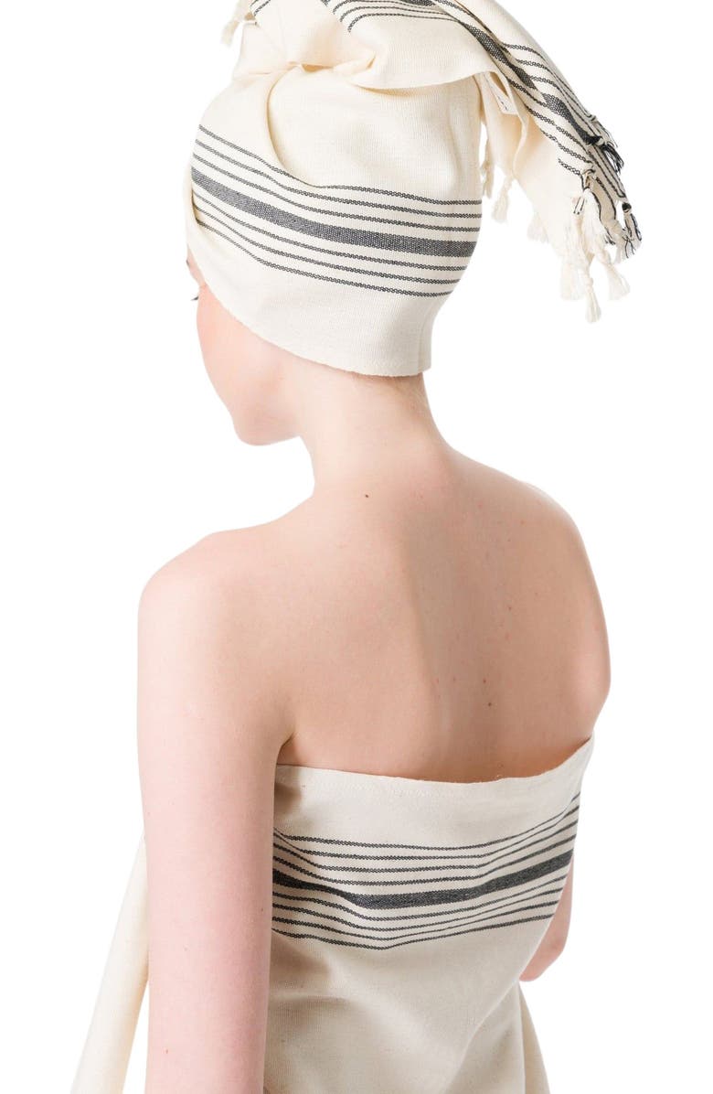 Olive & Linen Allez Turkish Towel Set, Alternate, color, 