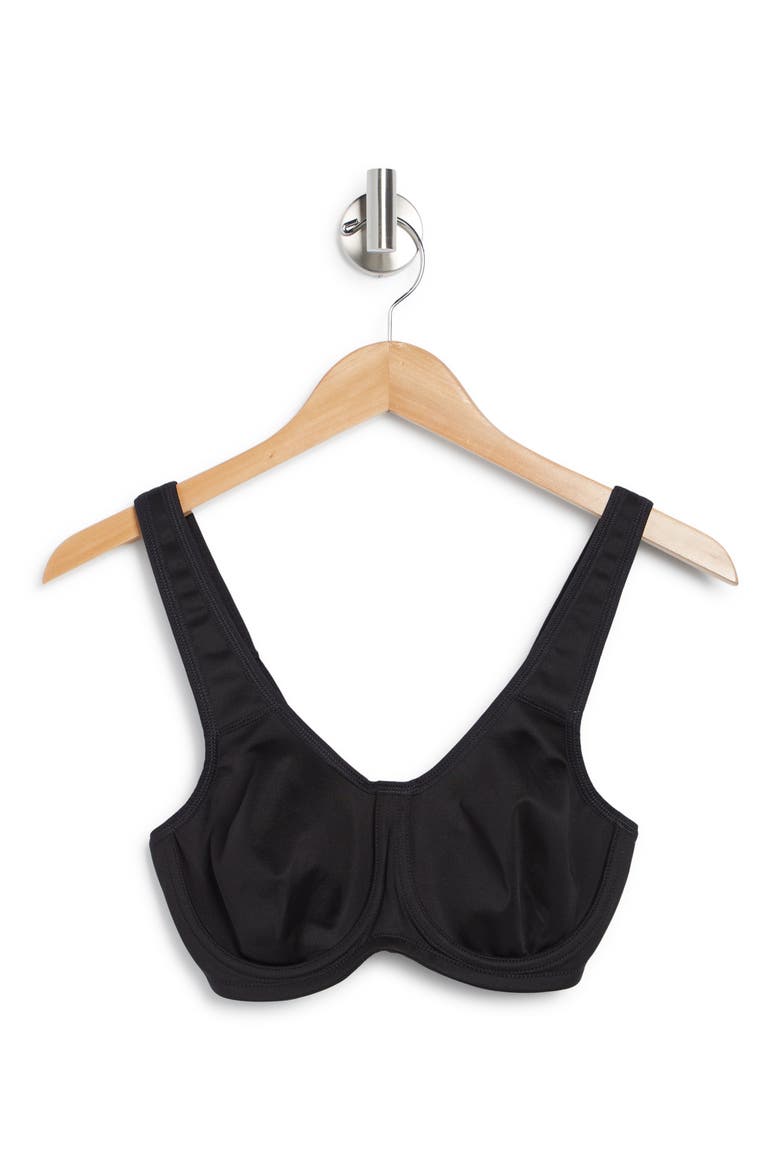 Body-X Underwire Sport Bra, Alternate, color, BLACK