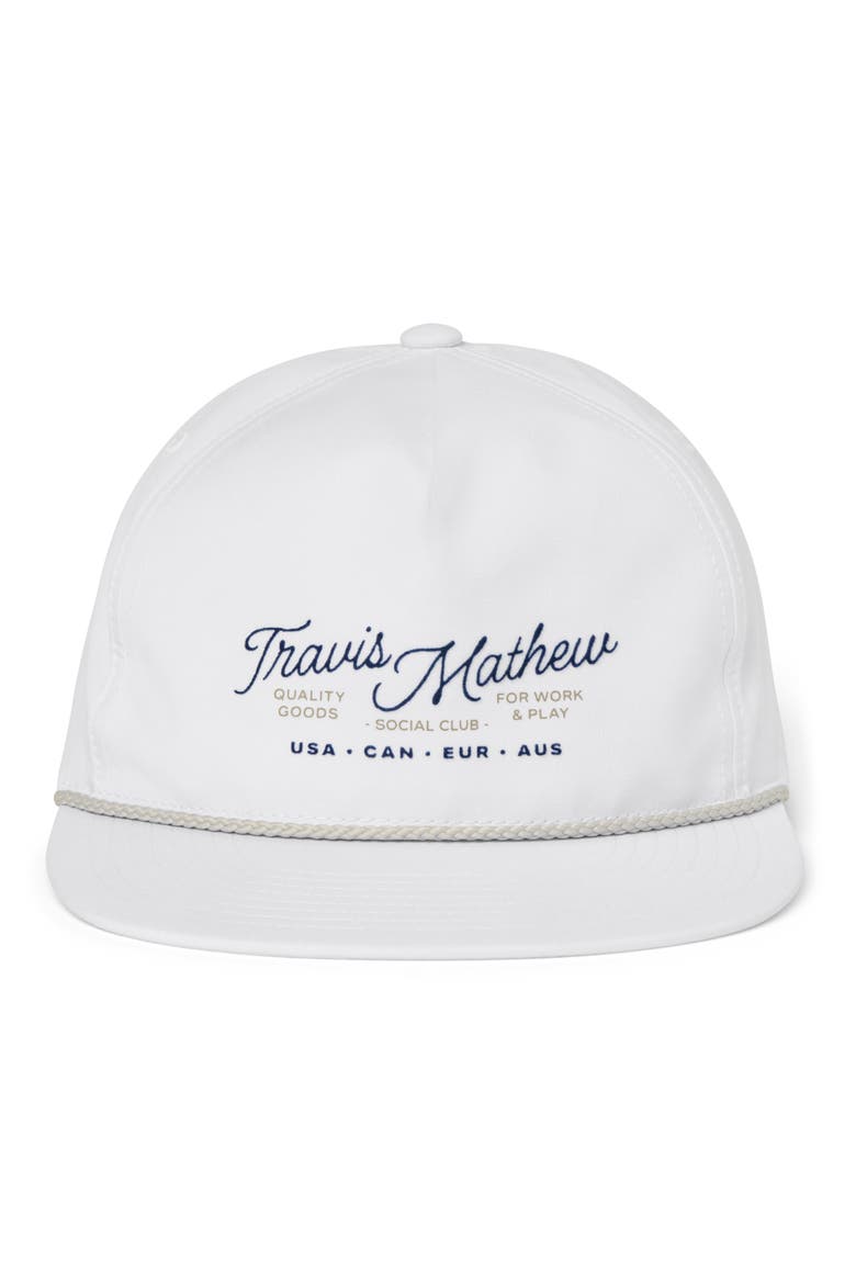Gate Crasher Snapback Baseball Cap, Alternate, color, WHITE