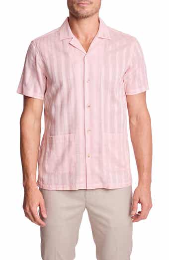 Textured Cotton Camp Shirt
