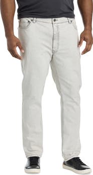True Nation by DXL Big & Tall Acid Washed Tapered-Fit Jeans