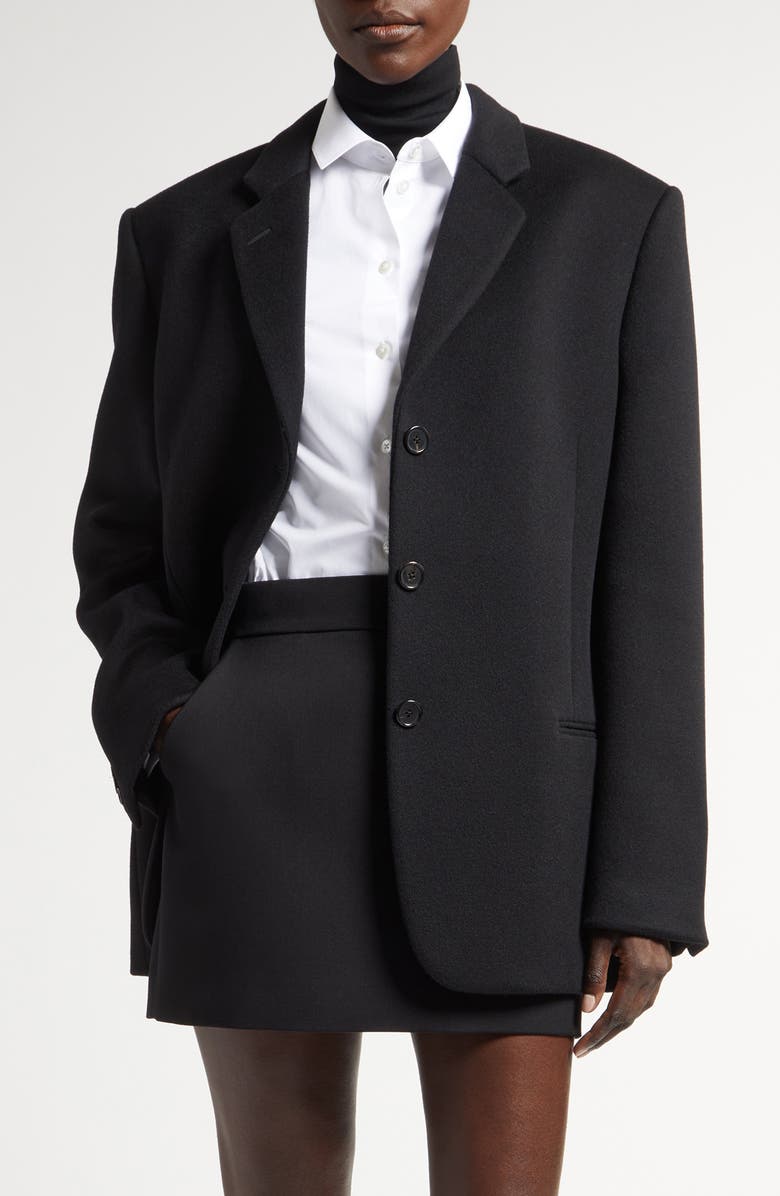 The Row Glenn Single Breasted Double Face Cashmere Blazer, Main, color, 
