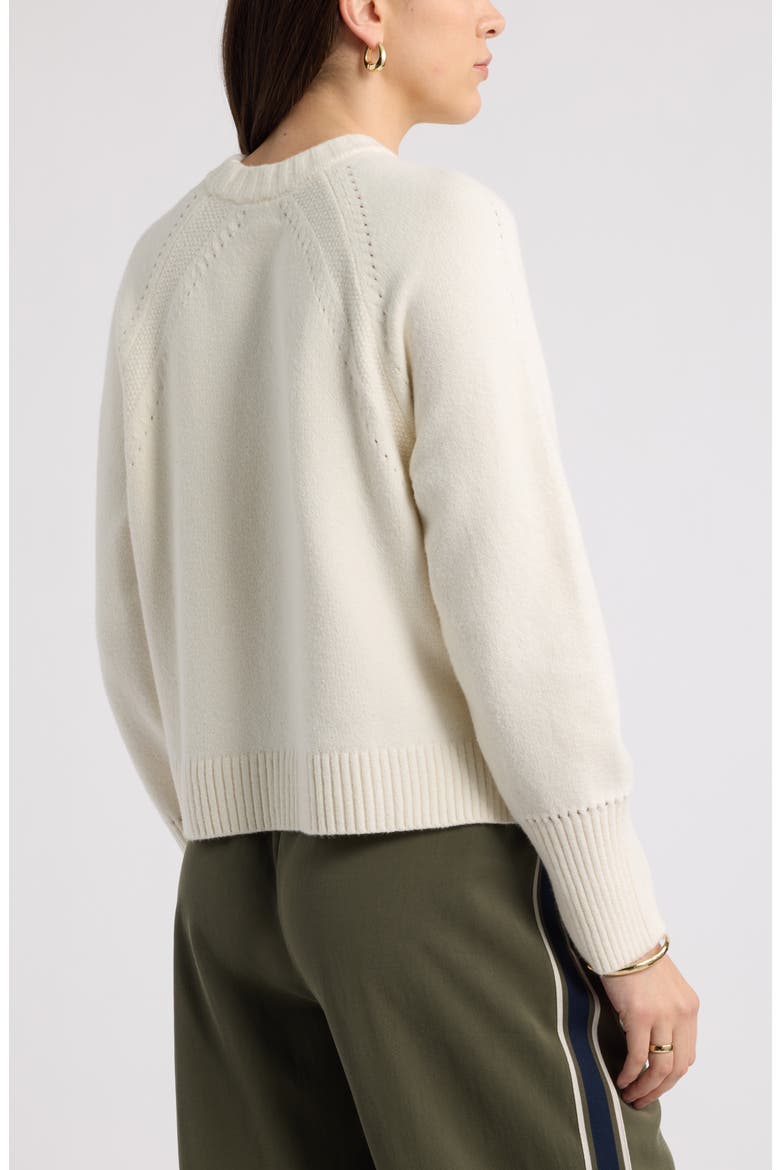 Raglan Crewneck Sweater, Alternate, color, IVORY PRISTINE