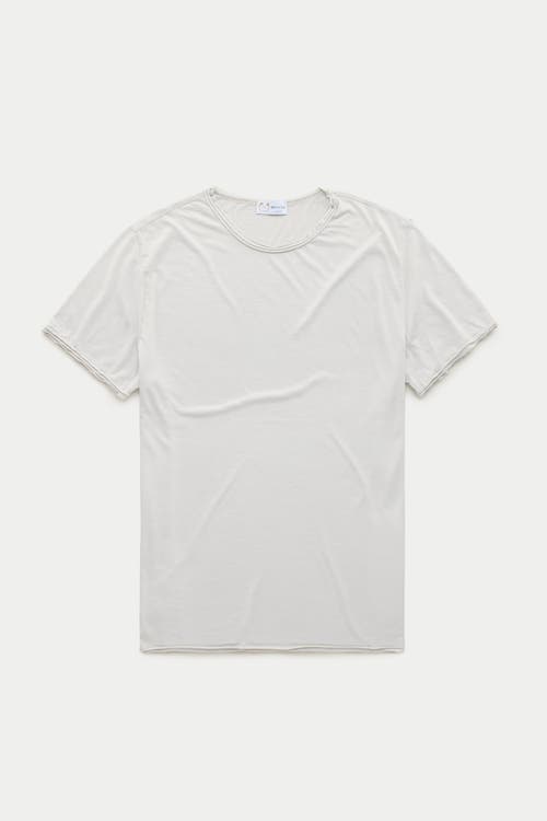 Wolf Vs. Goat (wvg) Light Weight Short Sleeve Roll Neck T-shirt In Gray