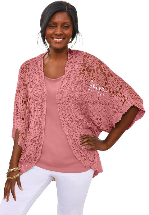 Crochet Cardigan (Plus)
